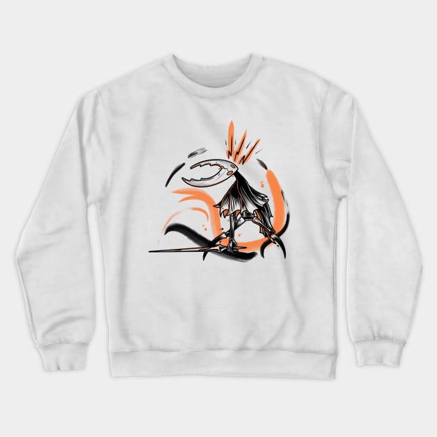 Shrieking Hollow Knight Crewneck Sweatshirt by Scottconnick